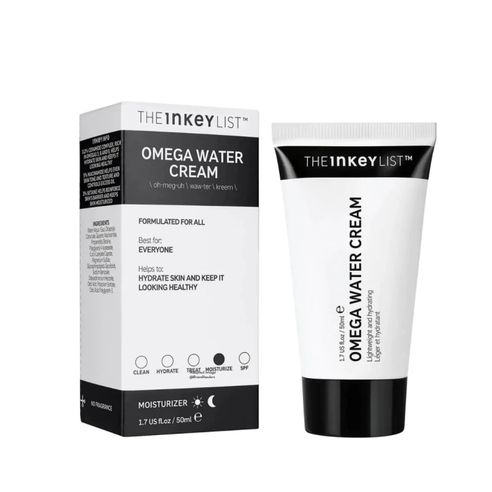 The Inkey List, OMEGA WATER CREAM MOISTURISER  ذا انكي ليست، مرطب اوميجا المائي 
